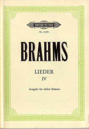Brahms: Complete Songs Vol.4: 48 Songs