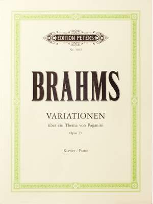 Brahms: Variations on a Theme by Paganini (Complete) Op.35