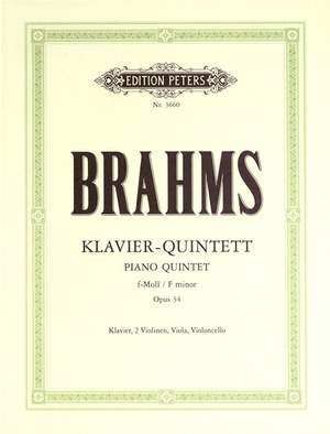 Brahms: Piano Quintet in F minor Op.34
