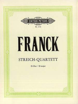 Franck, C: String Quartet in D