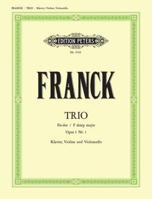 Franck, C: Trio in F# Op.1 No.1
