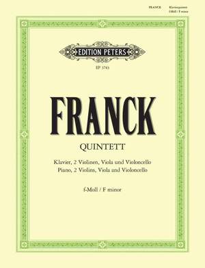 Franck, C: Piano Quintet in F minor