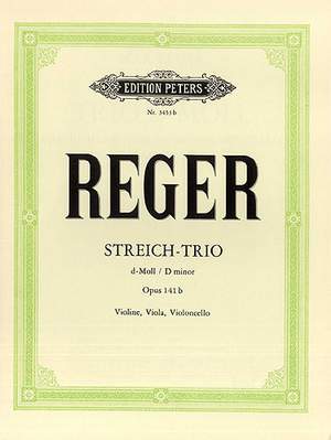 Reger, M: String Trio in D min Op.141b