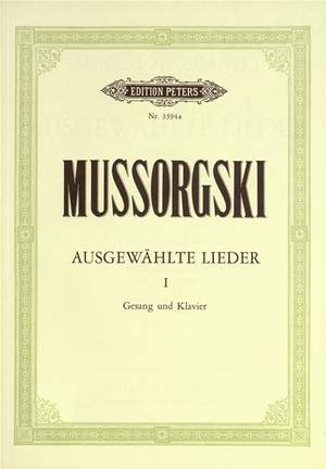 Mussorgsky, M: Selected Songs Vol: 1