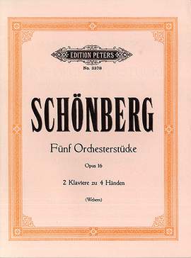 Schoenberg, A: 5 Orchestral Pieces Op.16