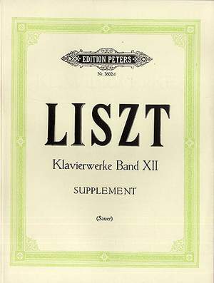 Liszt: Piano Works Vol.12