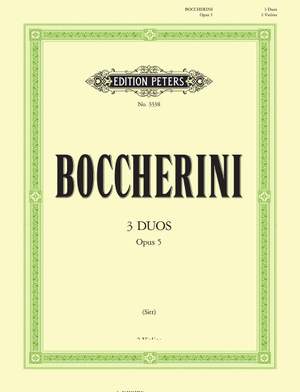 Boccherini, L: 3 Duets Op.5