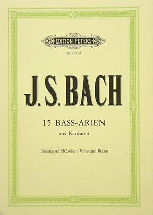 Bach, J.S: 15 Bass Arias from Cantatas