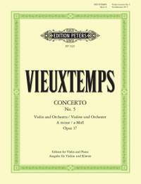 Vieuxtemps, H: Concerto No.5 in A minor Op.37