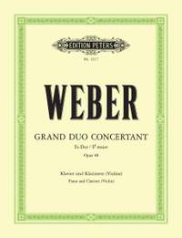 Weber, C: Grand Duo Concertant in E flat Op.48