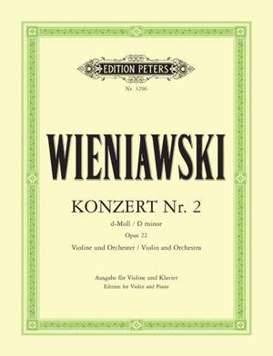 Wieniawski, H: Concerto No.2 in D minor Op.22