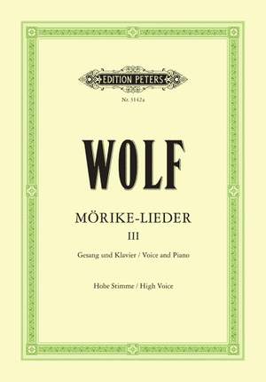 Wolf, H: Mörike-Lieder:  53 Songs Vol.3