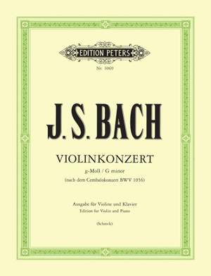 Bach, J S: Konzert g-Moll