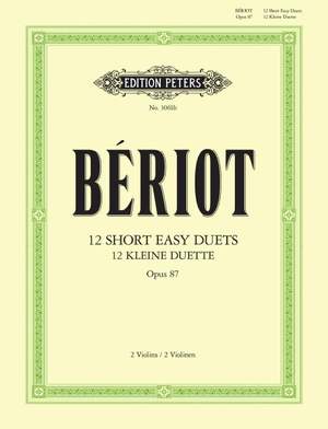 Beriot, C: 12 Easy Short Duets Op.87