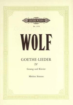Wolf, H: Goethe-Lieder: 51 Songs Vol.4