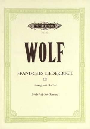 Wolf: Spanisches Liederbuch: 44 Songs Vol.3
