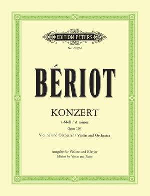 Beriot, C: Concerto No.9 in A minor Op.104