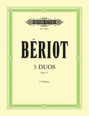 Beriot, C: 3 Duets Op.57