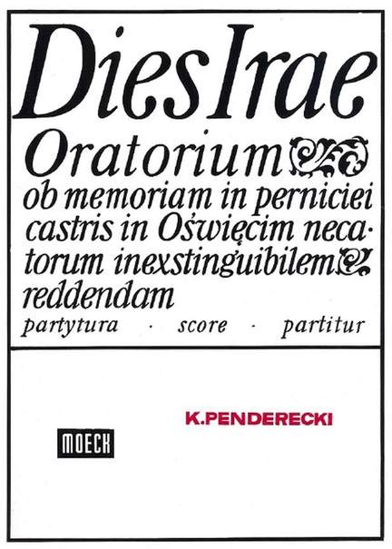 Penderecki, K: Dies irae