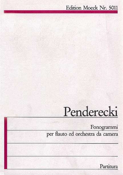 Penderecki, K: Fonogrammi
