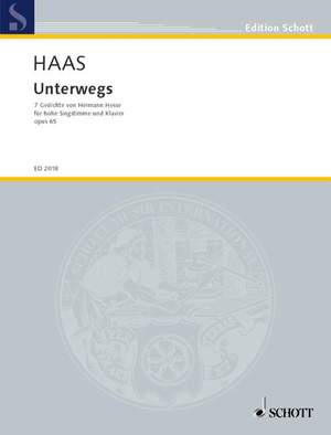 Haas, J: Unterwegs op. 65