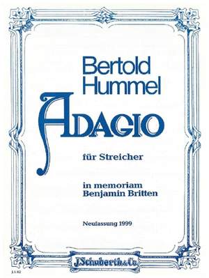 Hummel, B: Adagio für Streicher op. 62a