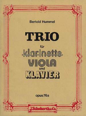 Hummel, B: Trio op. 76a