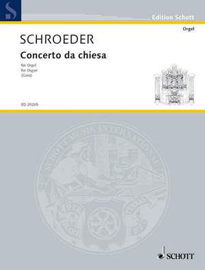 Schroeder, H: Concerto da chiesa