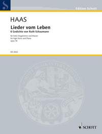 Haas, J: Lieder vom Leben op. 76