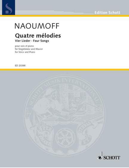 Naoumoff, E: Vier Lieder