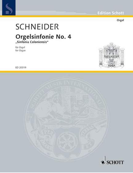 Schneider, E: Organ Symphonie No. 4