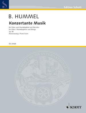 Hummel, B: Konzertante Musik op. 86
