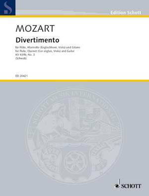 Mozart, W A: Divertimento No. 3 KV 439b