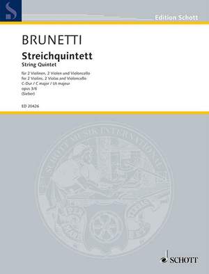 Brunetti, G: String Quintet C major op. 3/6