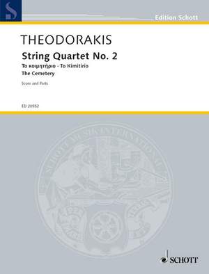Theodorakis, M: String Quartet No. 2