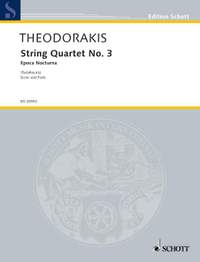Theodorakis, M: String Quartet No. 3