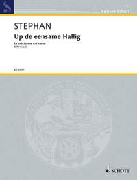 Stephan, R: Up de eensome Hallig