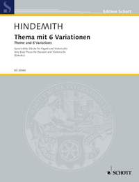 Hindemith, P: Theme and 6 Variations