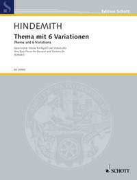 Hindemith, P: Theme and 6 Variations