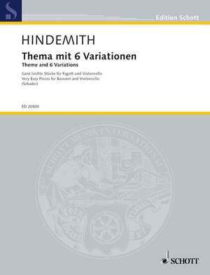 Hindemith, P: Theme and 6 Variations