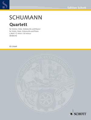 Schumann, R: Quartet C minor