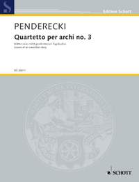 Penderecki, K: Quartetto per archi no. 3
