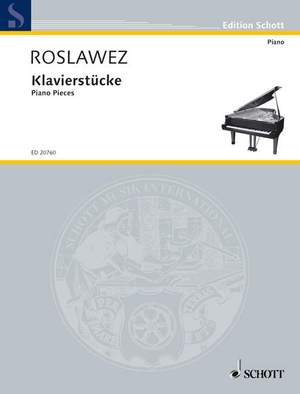 Roslavets, N A: Klavierstücke