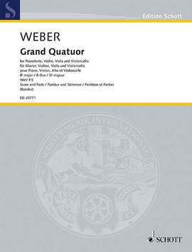 Weber: Grand Quatuor B flat major WeV P.5