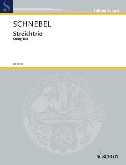 Schnebel, D: String Trio