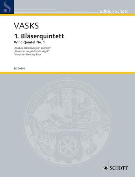 Vasks, P: 1. Bläserquintett