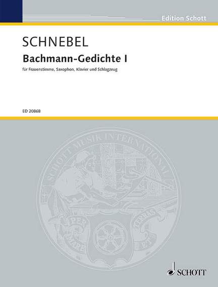 Schnebel, D: Ultima speranza