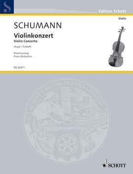 Schumann, R: Violinkonzert D minor WoO 1