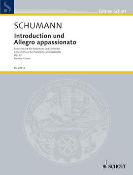 Schumann, R: Introduction und Allegro appassionato G-Dur G major op. 92