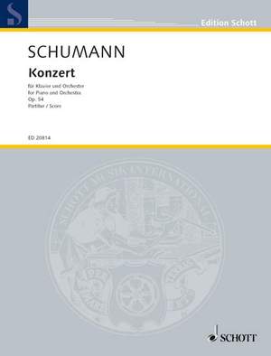 Schumann, R: Concerto A minor op. 54